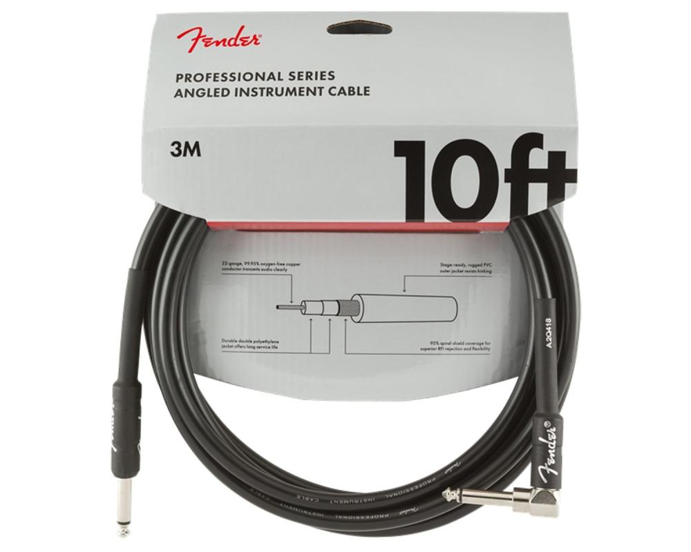 Fender Prof. Cable Angle Plug 3m