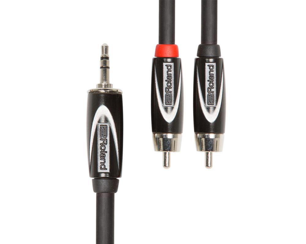 Roland RCC-10-352R Mini Jack Stereo / 2 x RCA 3m