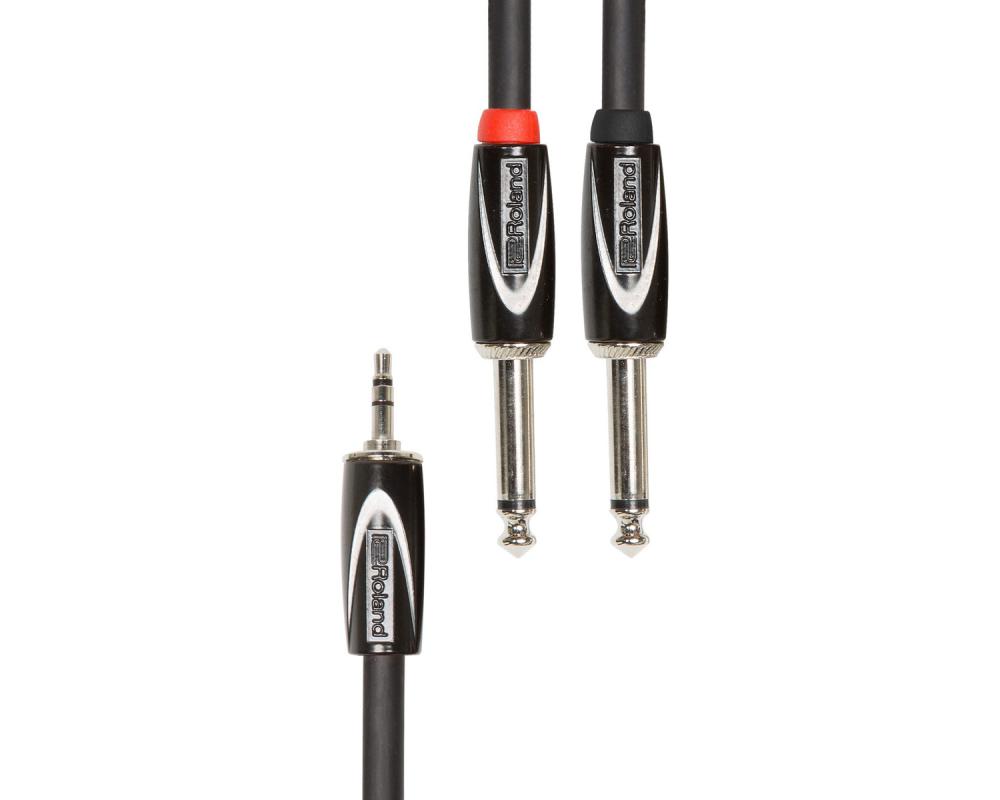 Roland RCC-5-3528 Mini Jack Stereo / 2 x Jack Mono 1.5m
