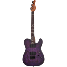 Schecter PT Standard Purple Burst Burl