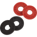 Fender Strap Blocks 4 Pack Black/Red