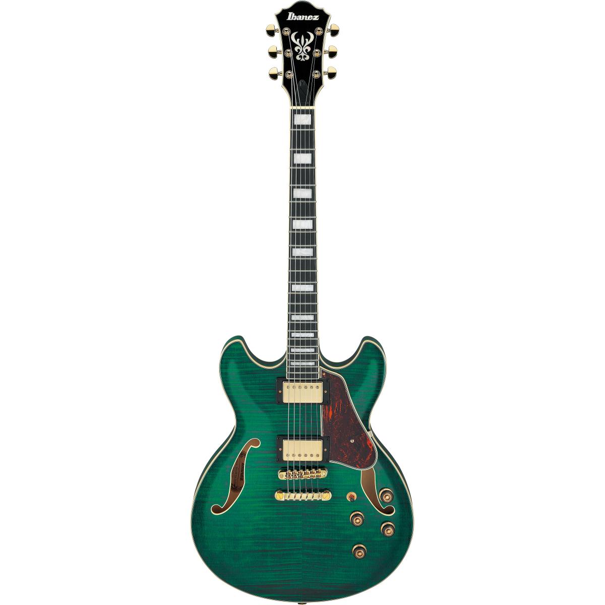 Ibanez AS93FM-TMG Transparent Moss Green