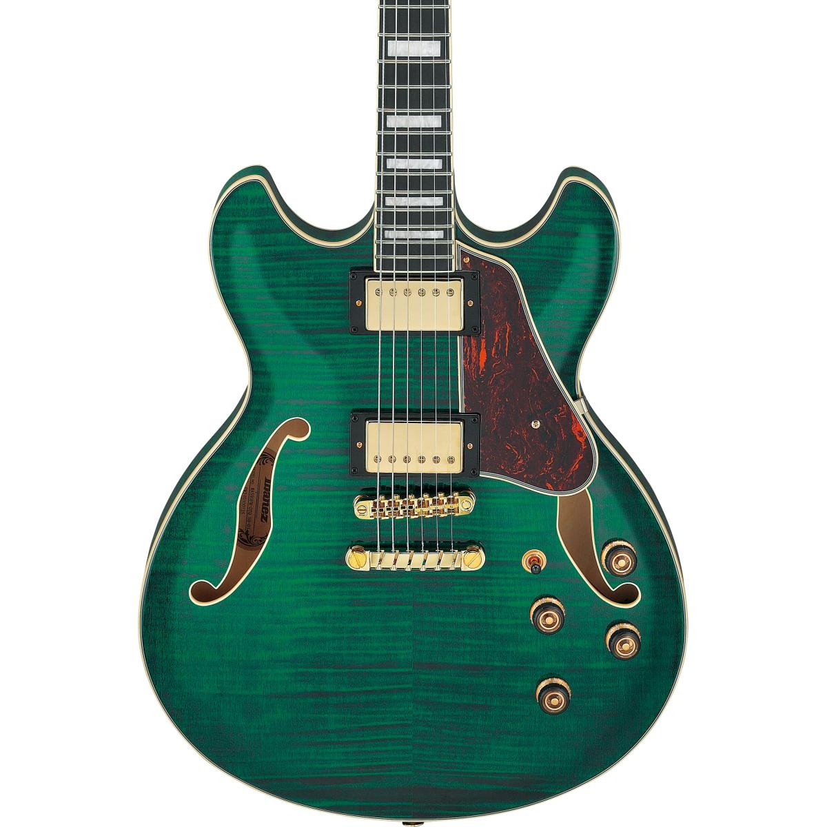Ibanez AS93FM-TMG Transparent Moss Green