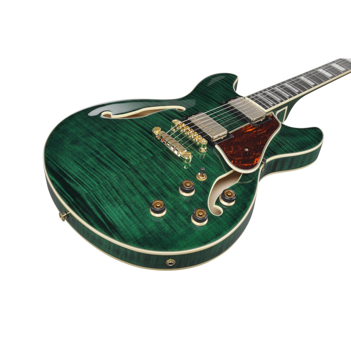 Ibanez AS93FM-TMG Transparent Moss Green
