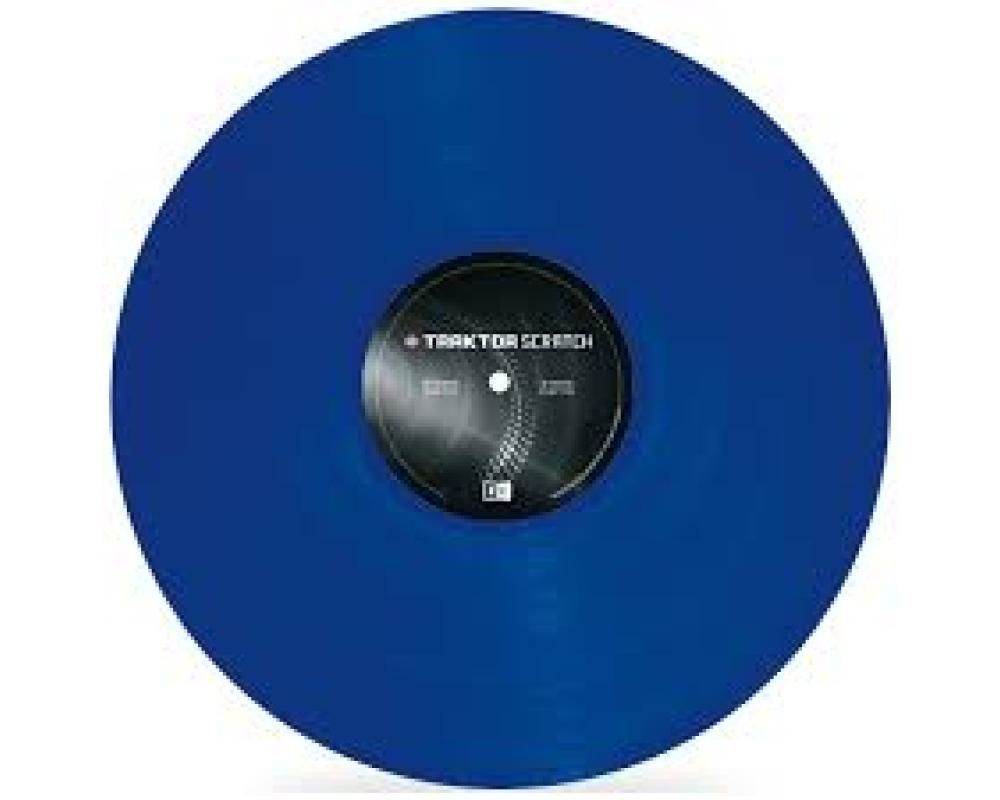 Native Instruments Traktor Scratch Vinyl Blue MkII.