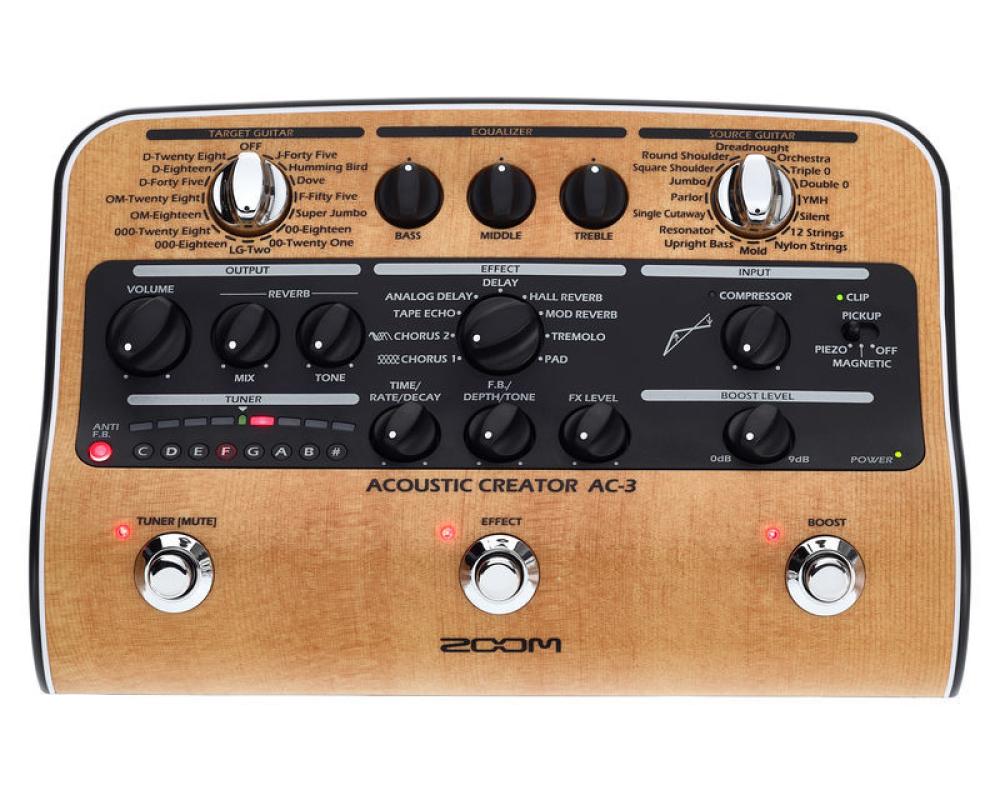 Zoom AC3 Acoustic Guitar FX