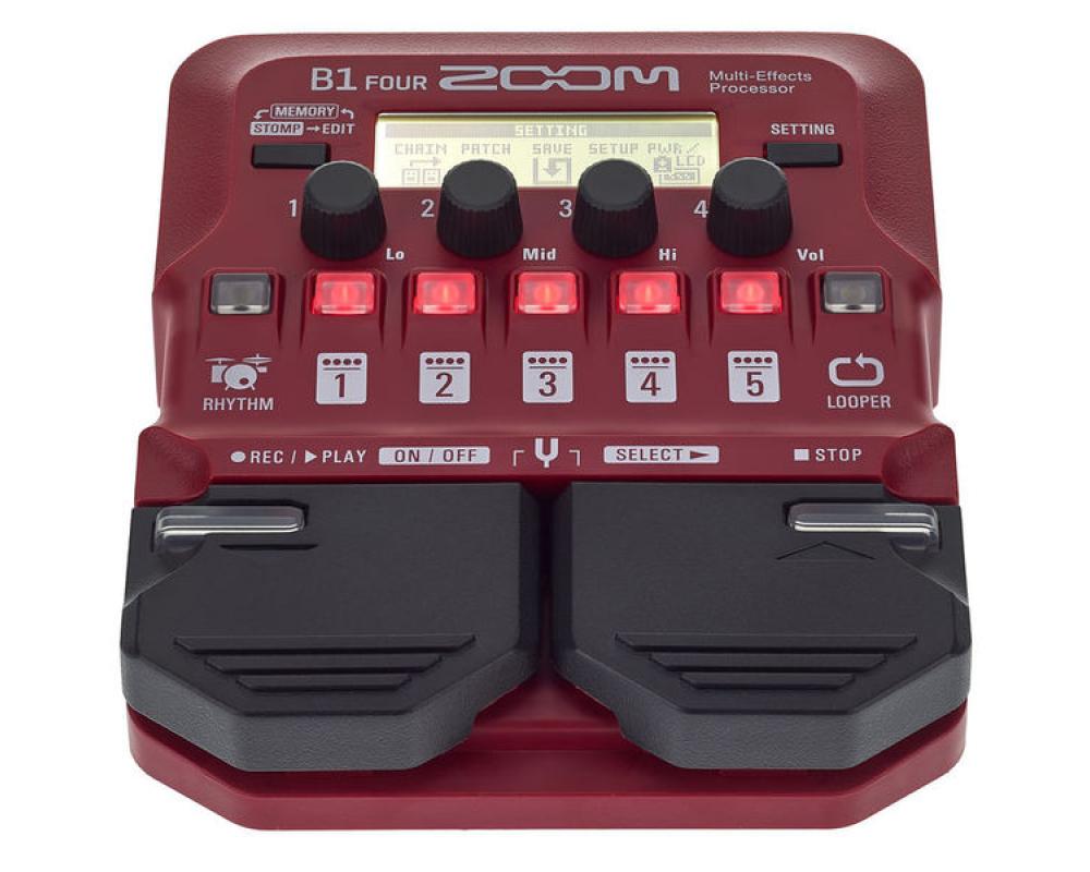 Zoom B1 Four Bass Multi Effect