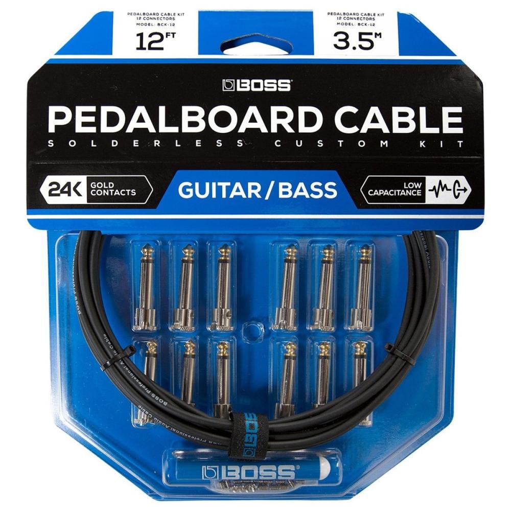 Boss BCK-12 Solderless Pedalboard Cable Kit 12 fichas 3.5m