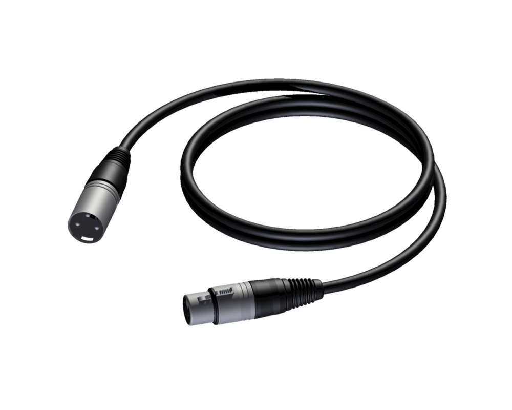 Procab xlr macho-xlrfemea 0,5m