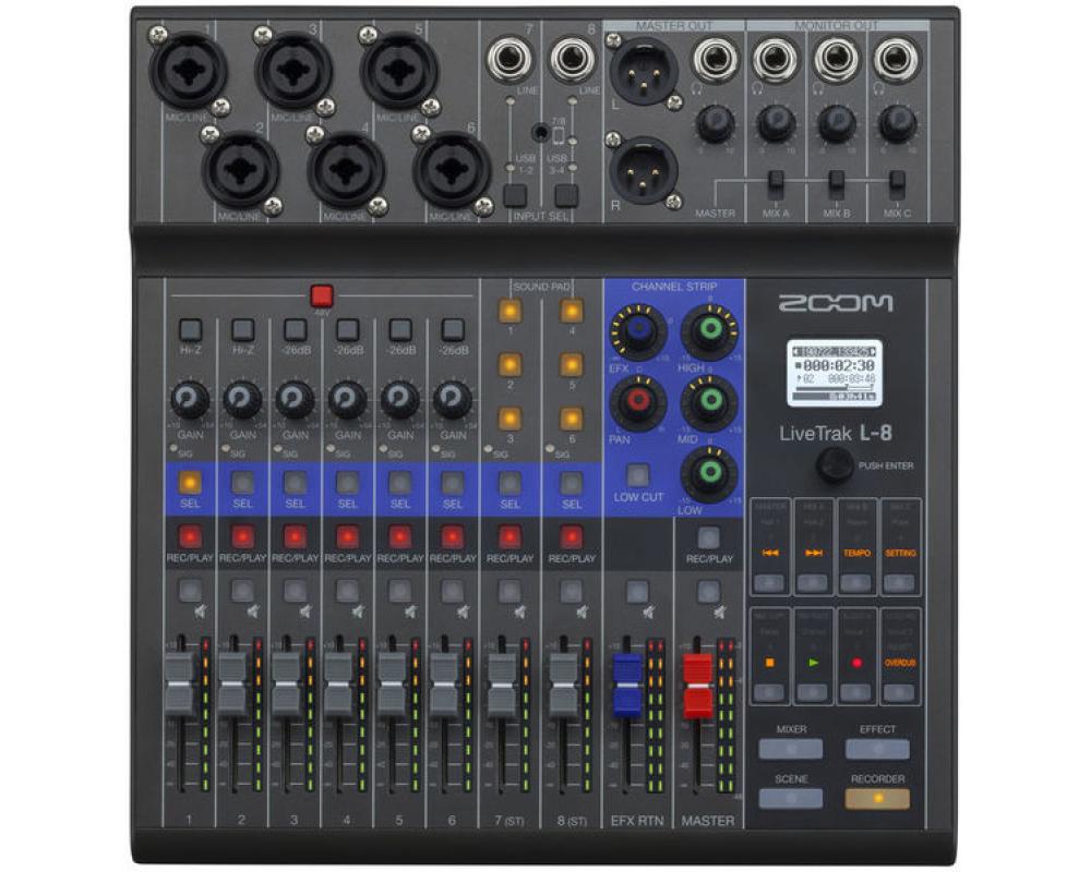 Zoom LiveTrak L-8