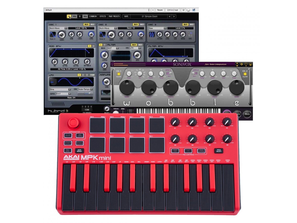 Akai Mpk Mini Mk2 Red Limited Edition Mpk Mini Mk2 Red Limited