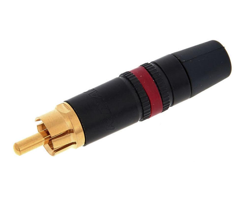Neutrik NYS 373-2 - rca macho cabo metal (vermelho)