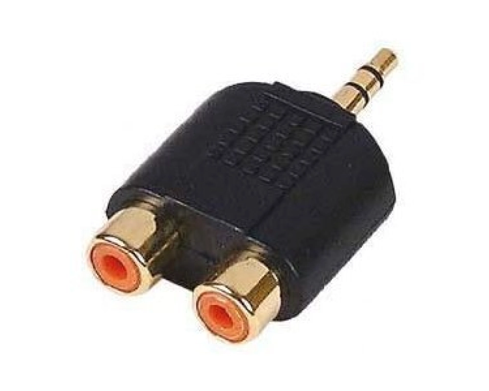 Xaccess Mini TRS - 2 x RCA Femea