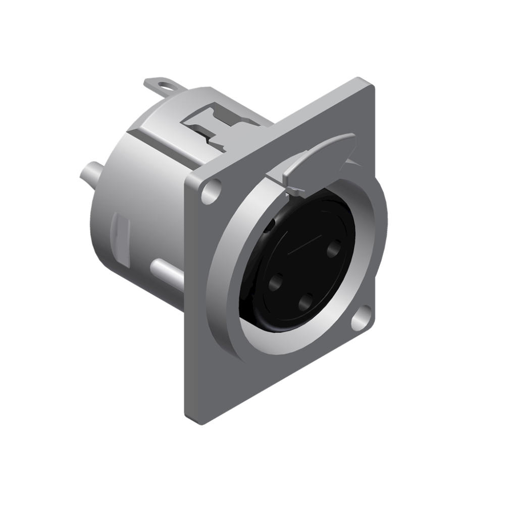 Procab xlr femea painel