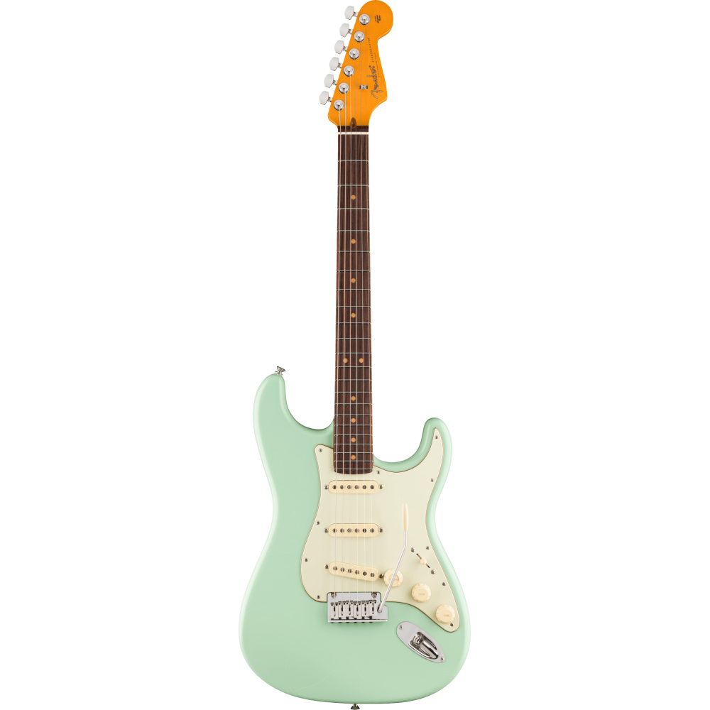 Fender American Ultra Luxe Vintage 60s Stratocaster, RW Surf Green