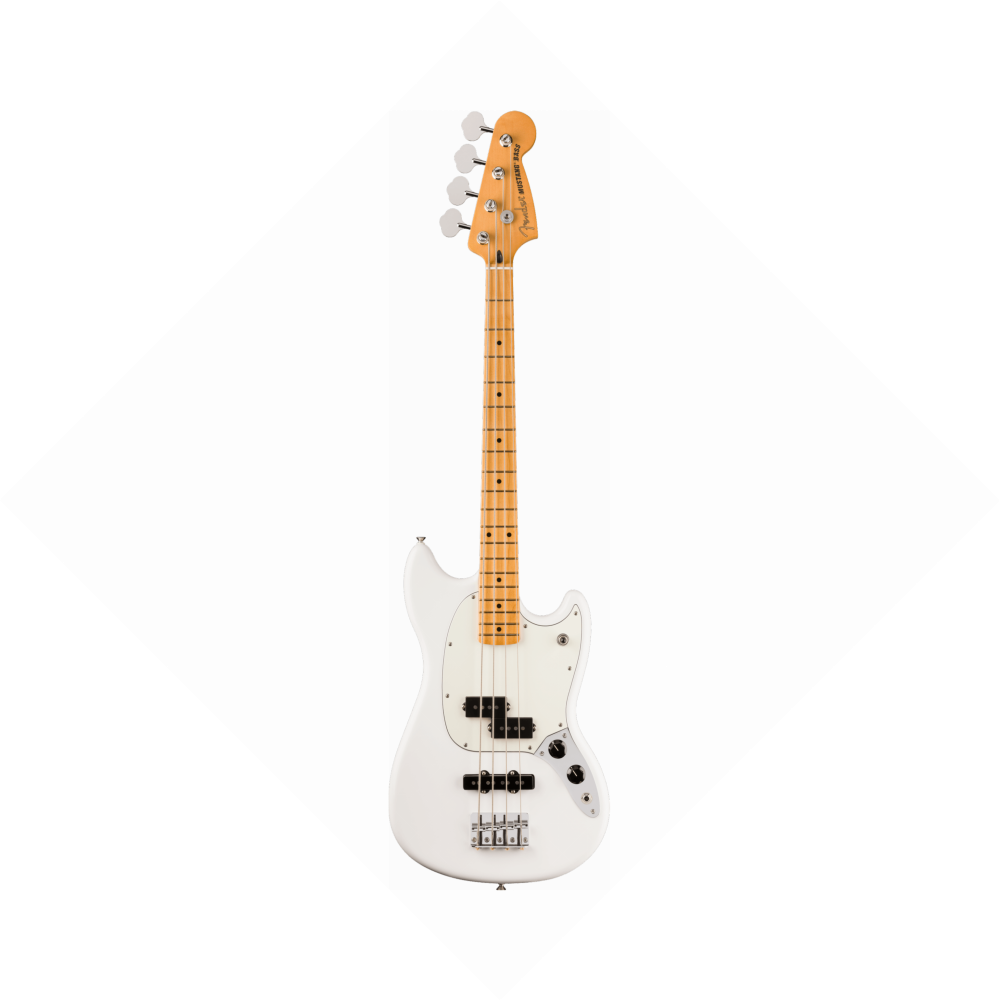 Fender Player II Mustang Bass MN PWT Polar White
