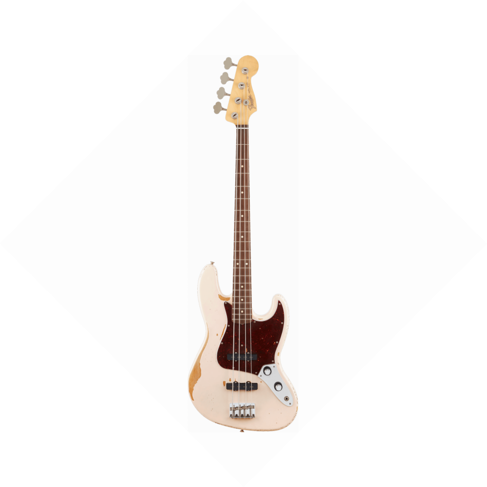 Fender Flea Signature Jazz Bass RW Roadworn Shell Pink