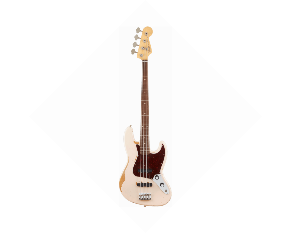 Fender Flea Signature Jazz Bass RW Roadworn Shell Pink