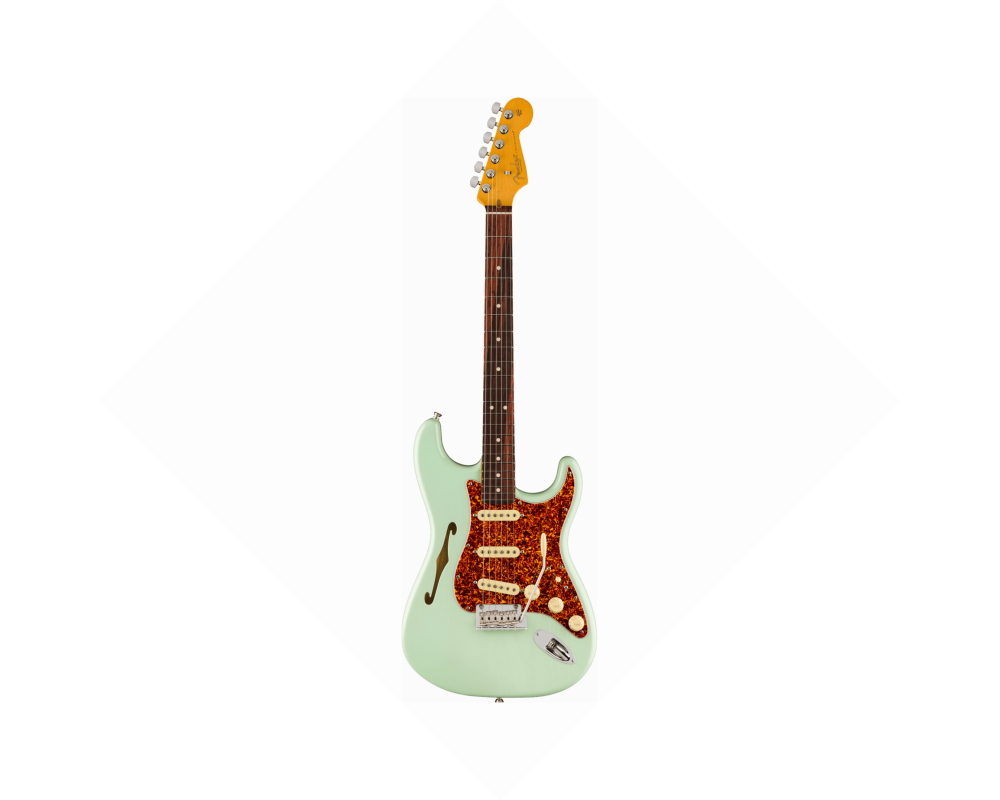 Fender American Professional II Stratocaster RW TL Transparent Surf Green