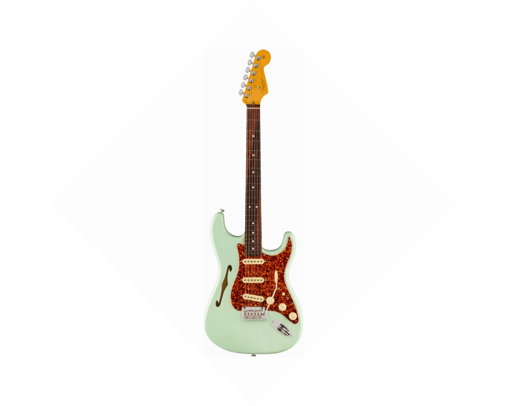 Fender American Professional II Stratocaster RW TL Transparent Surf Green