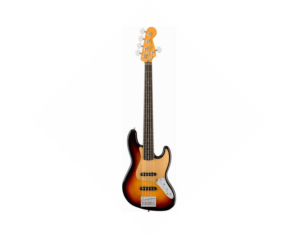 Fender American Ultra II Jazz Bass V Ebony Fingerboard Ultraburst