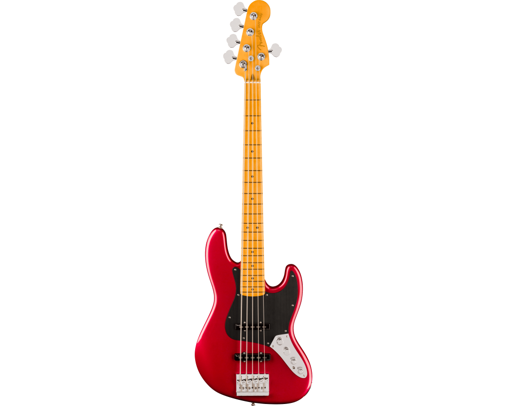 Fender American Ultra II Jazz Bass V, Maple Fingerboard, Sinister Red