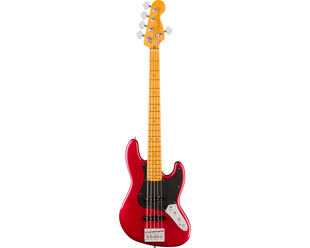 Fender American Ultra II Jazz Bass V, Maple Fingerboard, Sinister Red