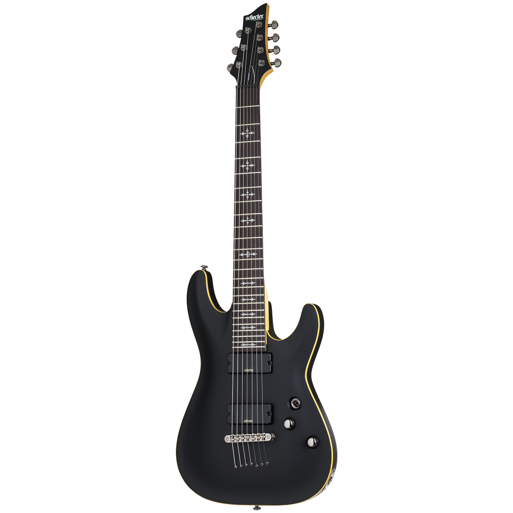 Schecter DEMON-7 Aged Black Satin