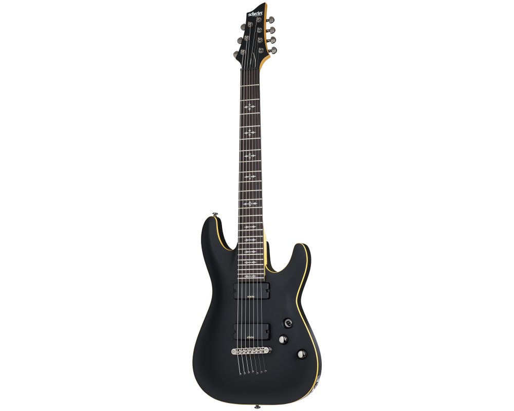 Schecter DEMON-7 Aged Black Satin