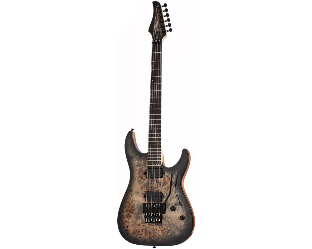 Schecter C-6 Pro FR Charcoal Burst