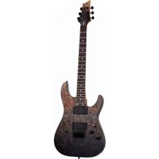 Schecter C-1 Standard Black Fade Burst Burl