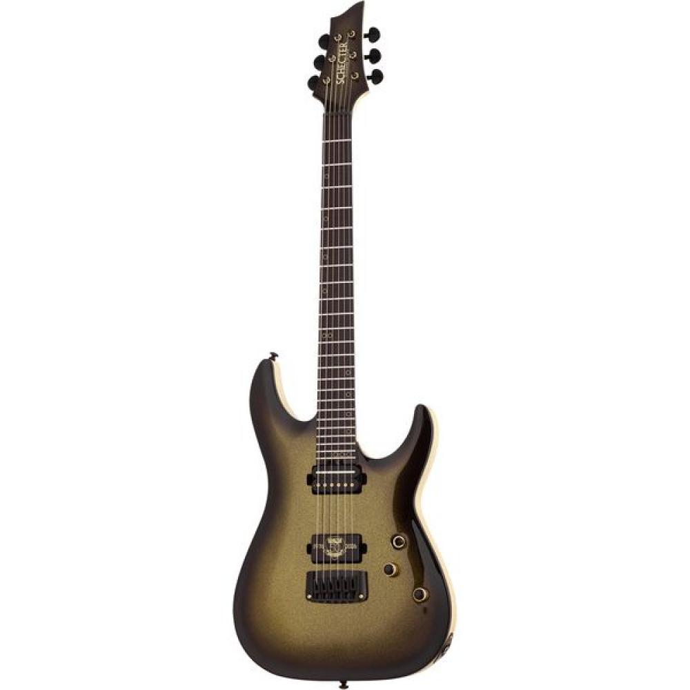 Schecter C-1 50th Anniversary Gold Burst
