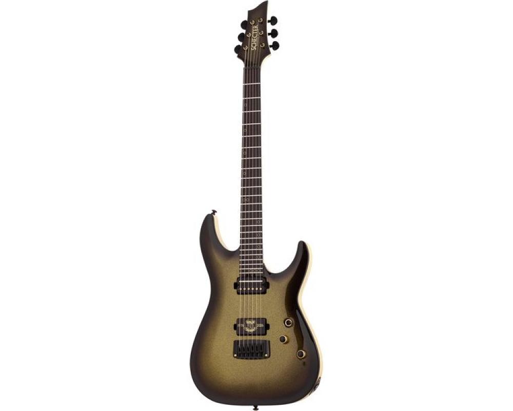 Schecter C-1 50th Anniversary Gold Burst