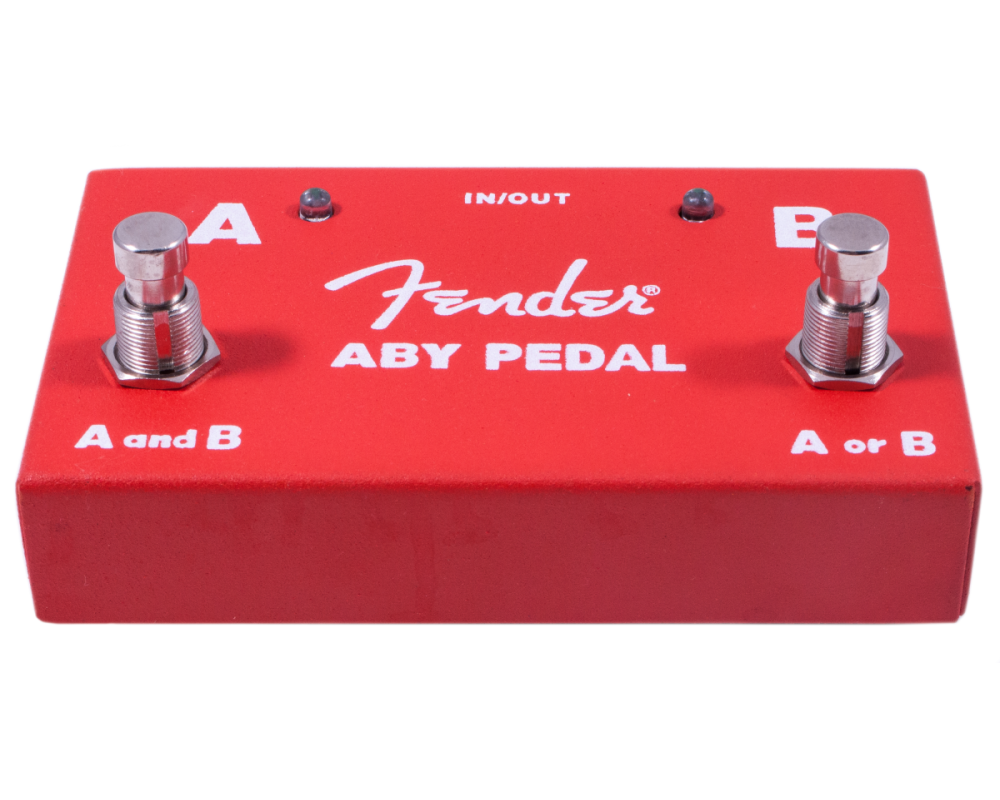 Fender 2-Switch ABY Pedal Red