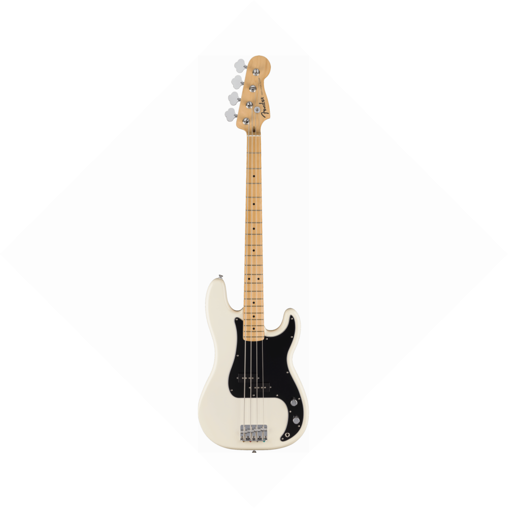 Fender Standard Precision Bass MN BPG Olympic White