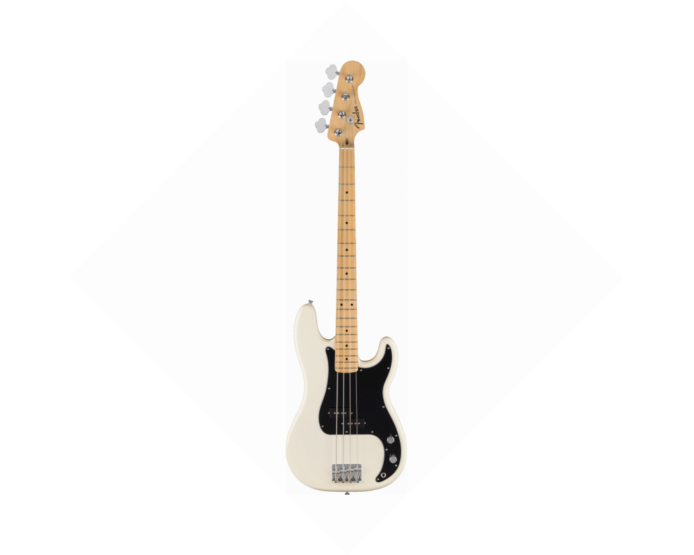 Fender Standard Precision Bass MN BPG Olympic White