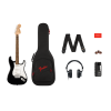 Squier by Fender Affinity Stratocaster Mustang Micro Pack LRL Black