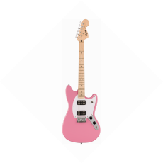 Squier by Fender FSR Sonic Mustang HH MN WPG Flash Pink