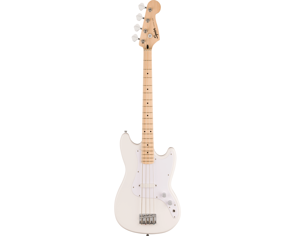 Squier by Fender Sonic Bronco Bass MN WPG Arctic White