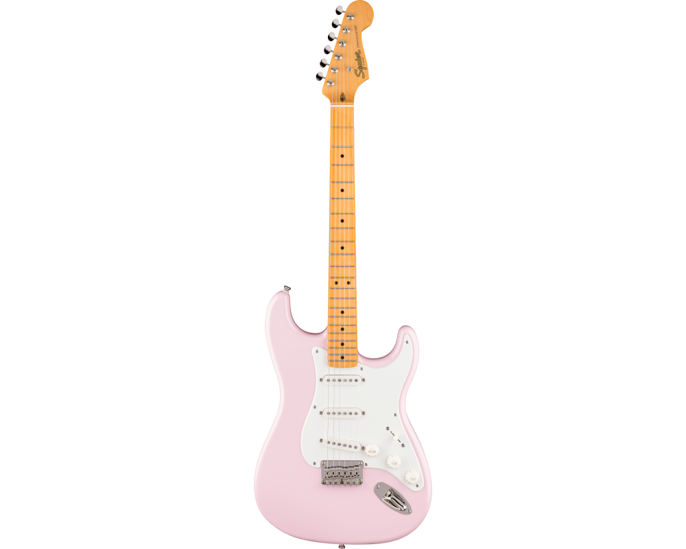 Squier by Fender Classic Vibe 50s Stratocaster HT MN PPG Shell Pink
