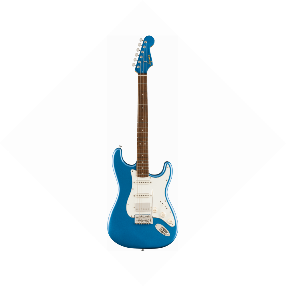 Squier by Fender Limited Edition 60 Stratocaster HSS LRL PPG MH Lake Placid Blue.