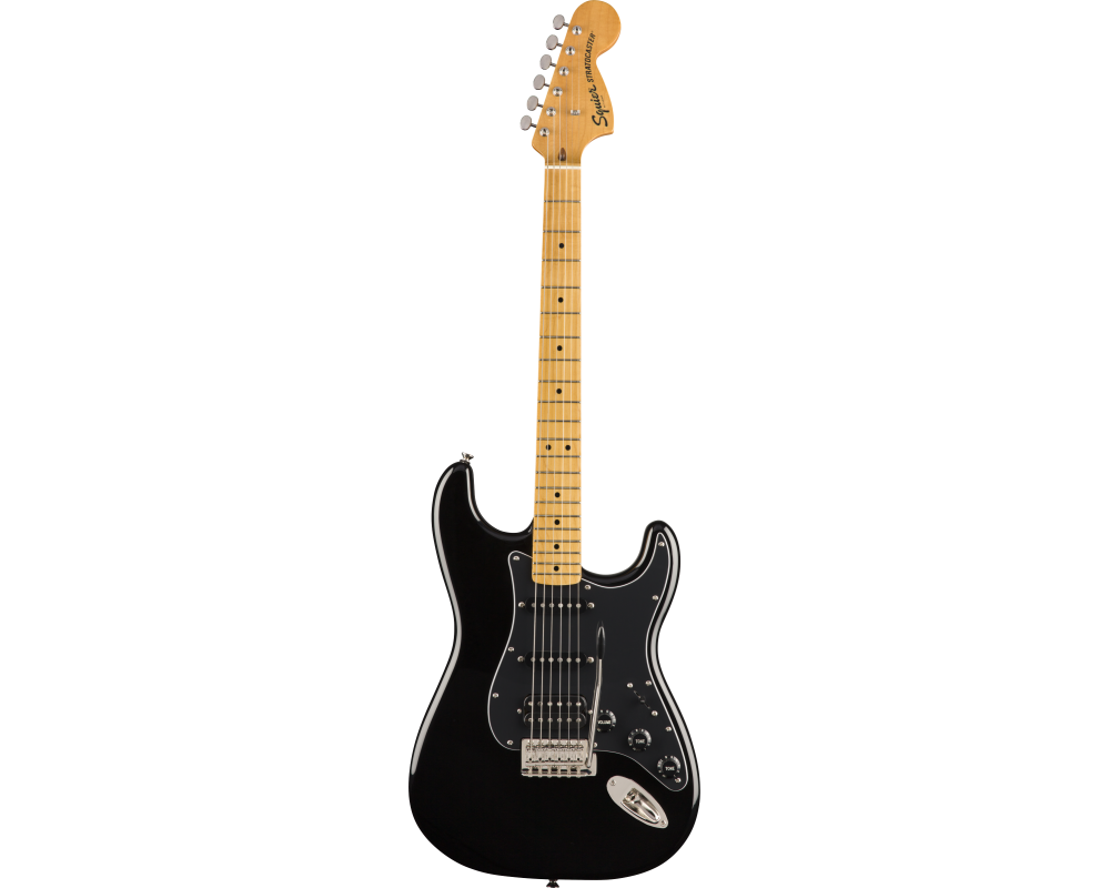 Squier by Fender Classic Vibe 70s Stratocaster HSS MN BPG Black