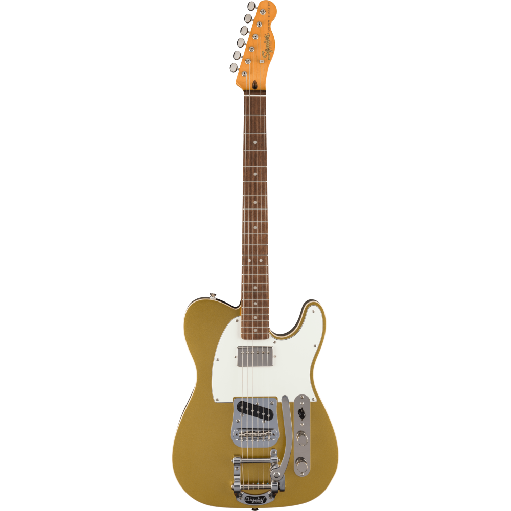 Squier by Fender Classic Vibe Custom Telecaster SH PPG with Bigsby Aztec Gold