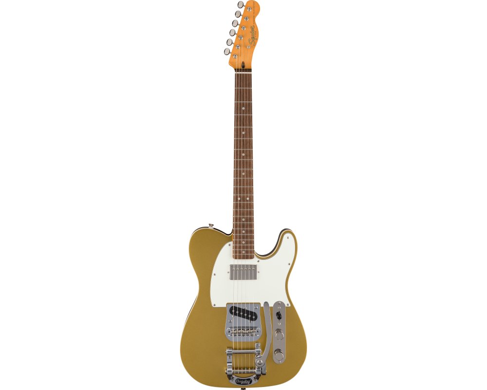 Squier by Fender Classic Vibe Custom Telecaster SH PPG with Bigsby Aztec Gold