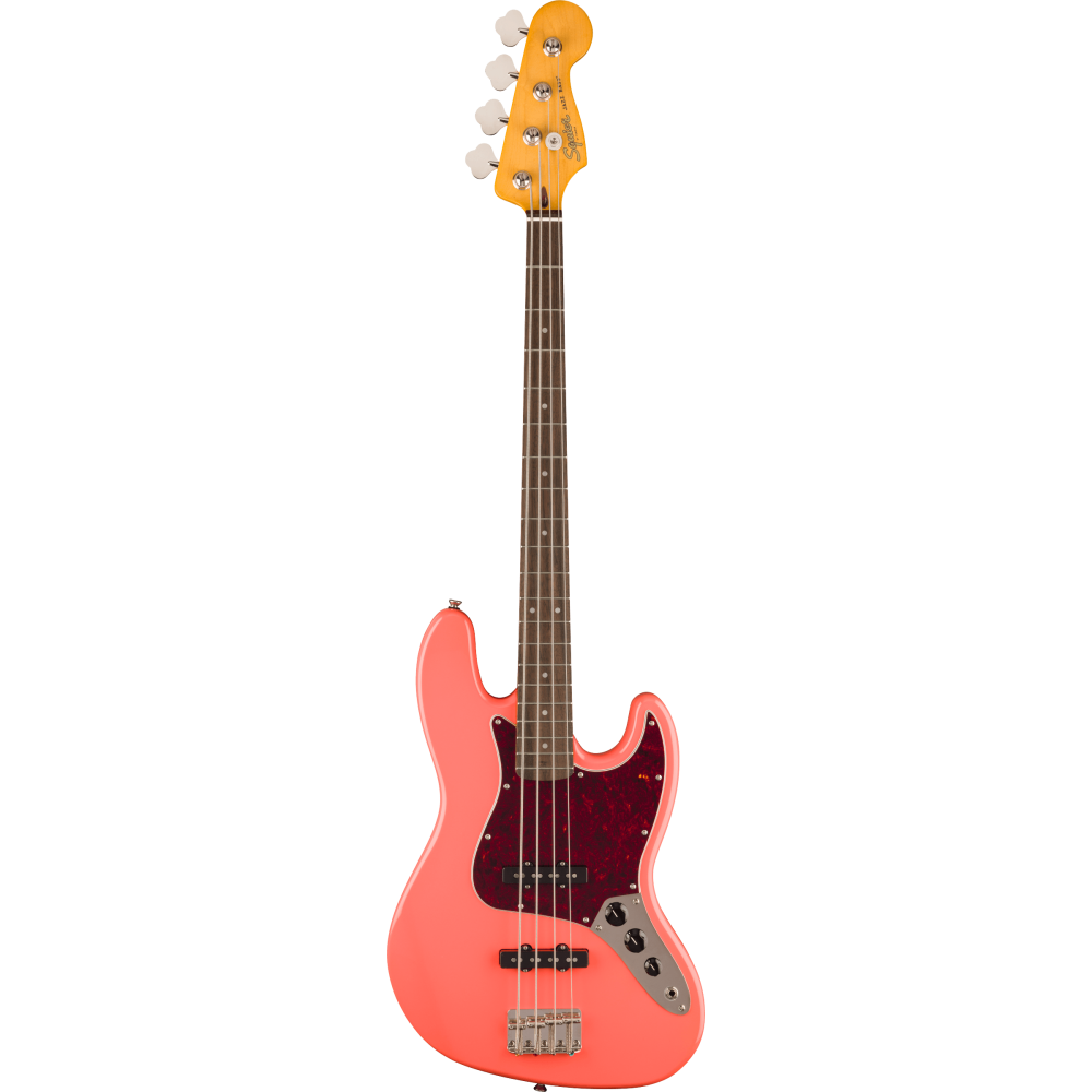 Squier by Fender Classic Vibe 60s Jazz Bass TSPG LRL Tahitian Coral