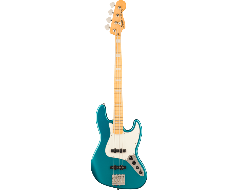 Squier by Fender Classic Vibe 70s Active Jazz Bass MN PPG Ocean Turquoise
