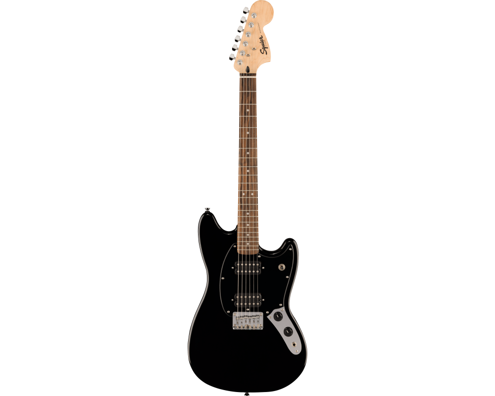 Squier by Fender FSR Sonic Mustang HH MN LRL BPG Black