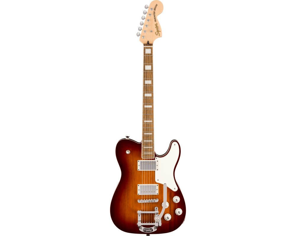 Squier by Fender Paranormal Troublemaker Telecaster, DLX, LRL, Honey Sunburst
