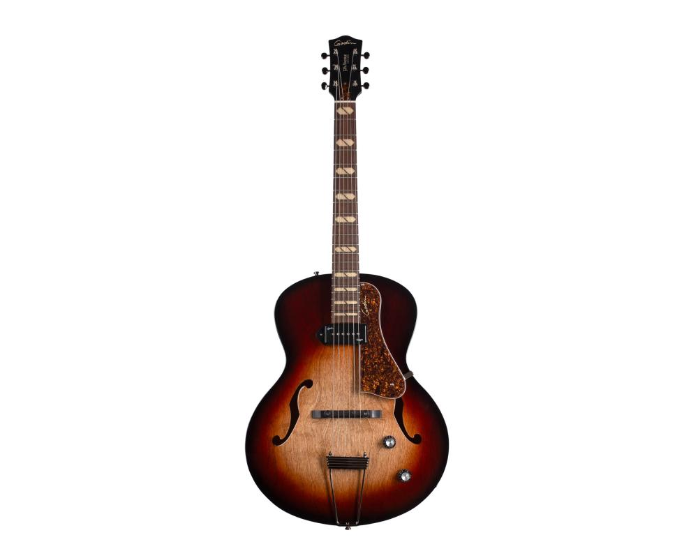 Godin 5th Avenue Kingpin P90 DLX Vintage Burst HG