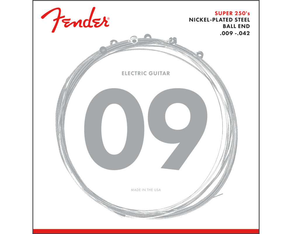 Fender 250L NPS Ball end 9-42